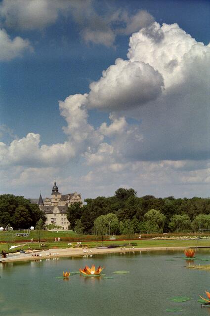 Blick zum Schloss