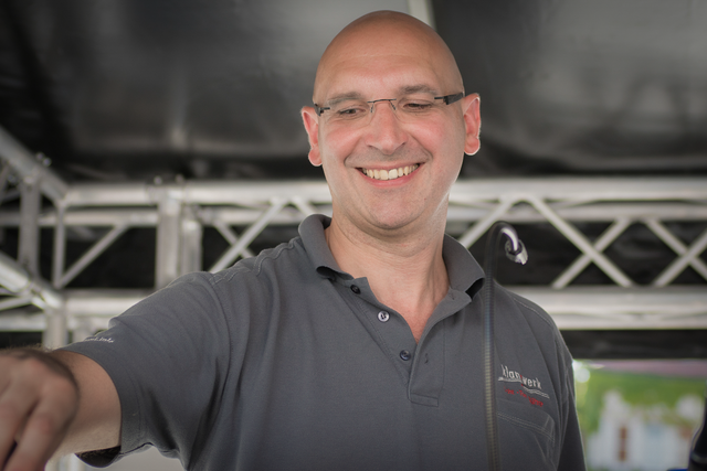 Klangwerk Friedberg/Bayern - Hinter den Kulissen von Licht und Ton - Thomas Knappich vor Ort - Alles installiert - und ab geht die Show!   | Foto: FSeventfoto