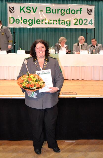 Melanie Kindel, Nadel in Gold vom KSV