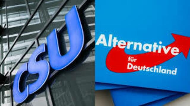 Logos von CSU und AfD  | Foto: © Bild: www.deutschlandfunkkultur.de CC 