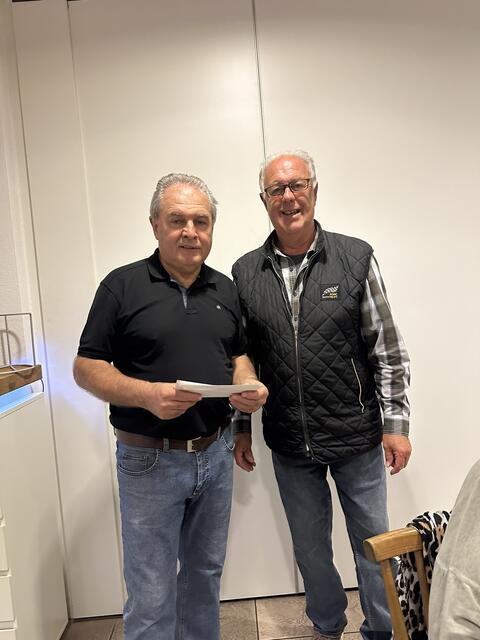 Der MC bedankt sich sehr bei Schützenvorstand Franz Marb für die Möglichkeiten das Schützenheim nutzen zu dürfen 