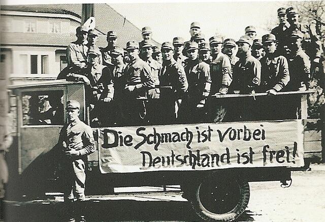  Der Ochsenhauser SA-Sturm in den frühen 1933er Jahren in Aktion