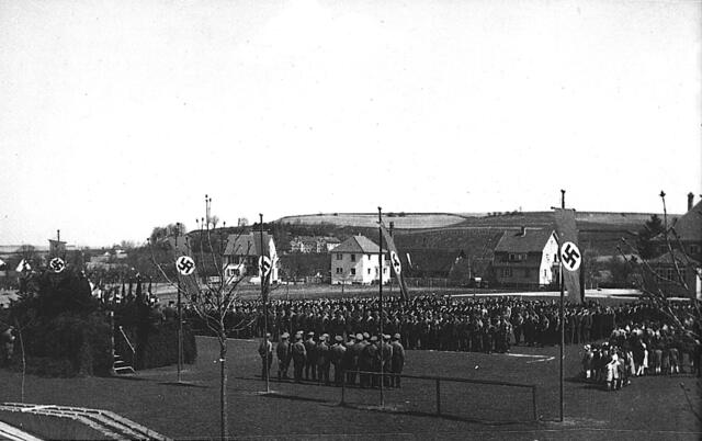  Der Ochsenhauser SA-Sturm in den frühen 1933er Jahren in Aktion