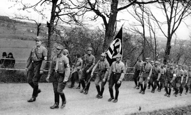  Der Ochsenhauser SA-Sturm in den frühen 1933er Jahren in Aktion
