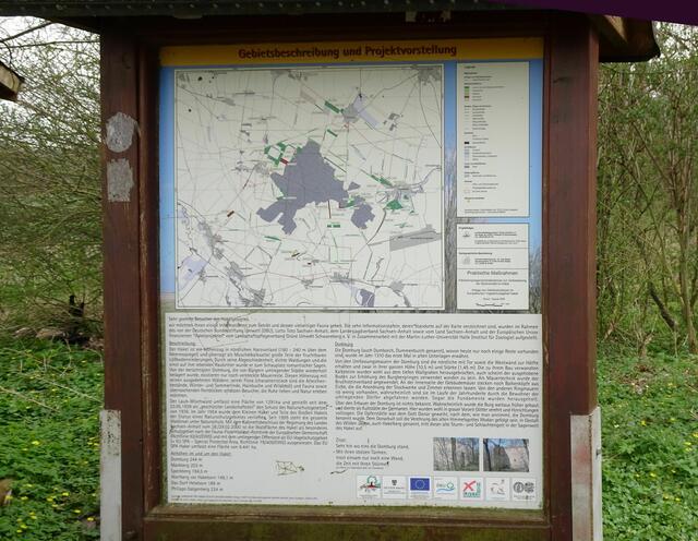Informationstafel am Heteborner Hakelweg