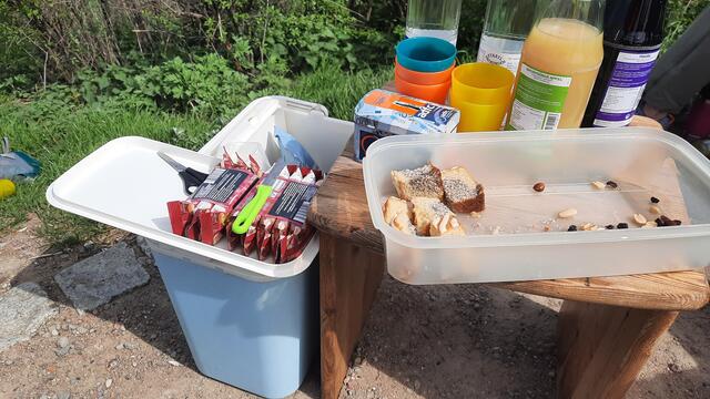 Radtour-Picknick am HAJ-Spotterpunkt