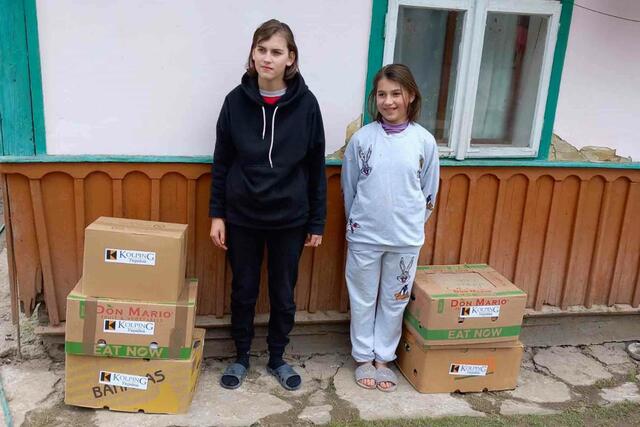 Dank der Ukrainehilfe Kolping wurden viele hilfsbedürftige Familien in der Ukraine unterstützt.