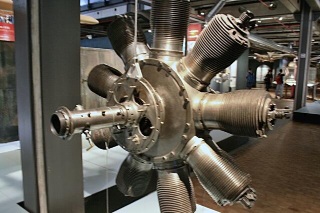 Ein 9-Zylinder-Kreiselmotor