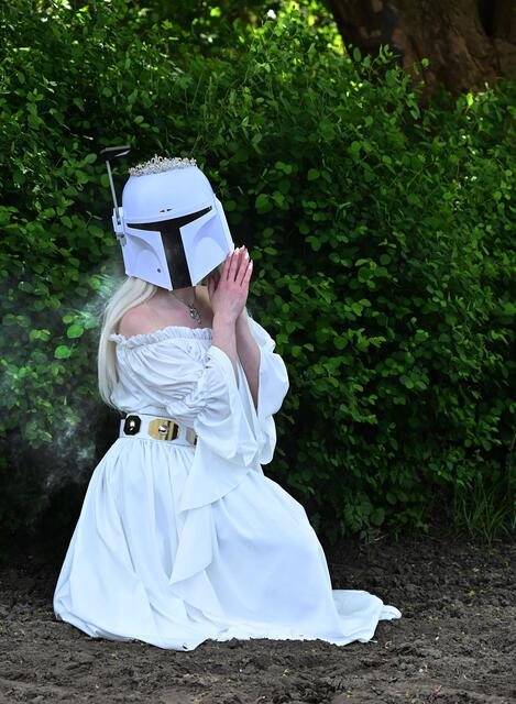 Cosplayer zeigten ihre Kostüme