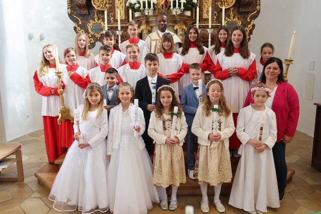 Kommunionkinder in Oberwittelsbach