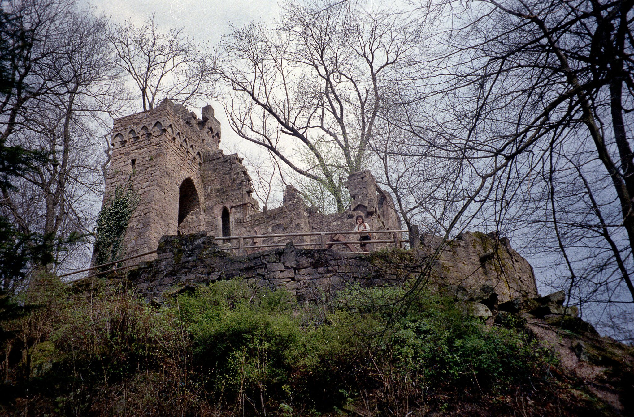 Burgen und Schlösser Die Eberhardsburg im Englischen Garten Eulbach