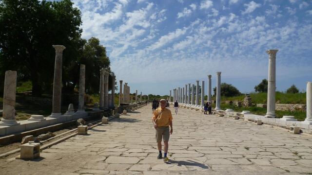 Kolonnade – Richtung Süden.