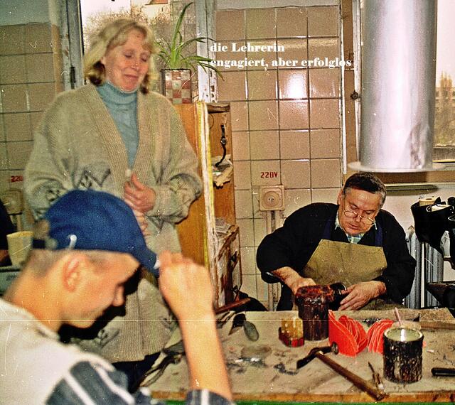 In der Schuhmacherwerkstatt