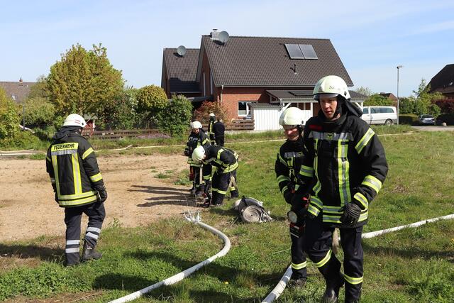 Vorbereitung des Löschangriffs