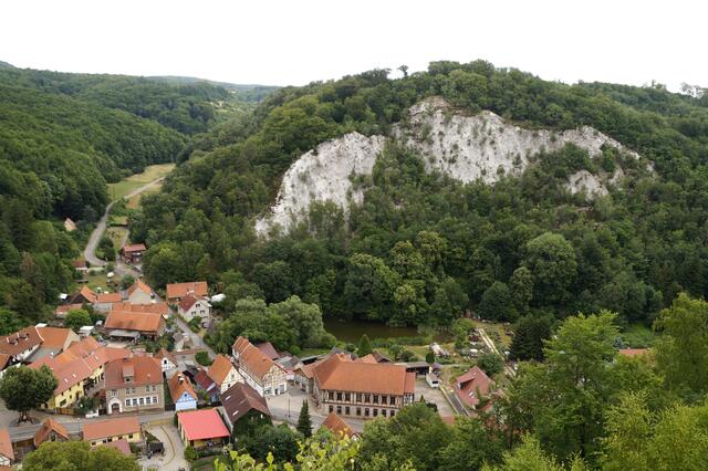 die weiße Wand (Zechstein) von Questenberg