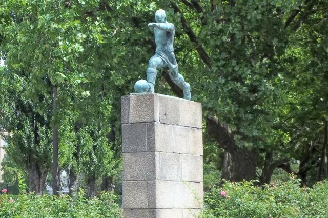 Fußball-Route Fußball-Denkmal