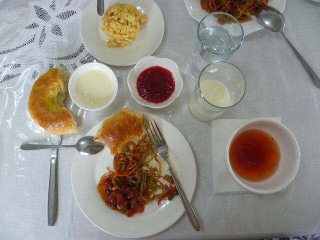 Die Tischdekoration wird immer sehr liebevoll ausgeführt.
