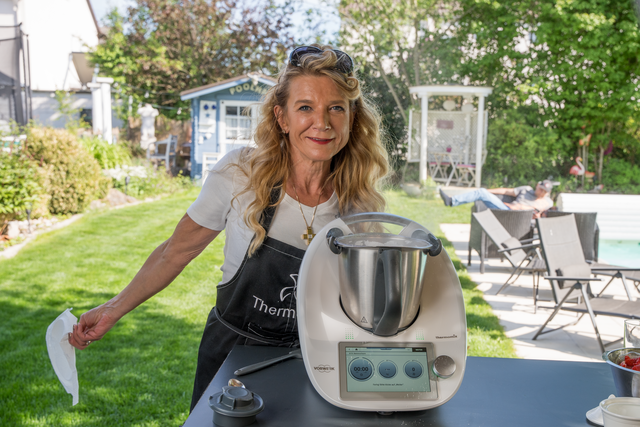 Gipfeltreffen Sabina Scherer bei "Lady Thermomix" Andrea Happacher - Erdbeer-Schaum | Foto: FSeventfoto
