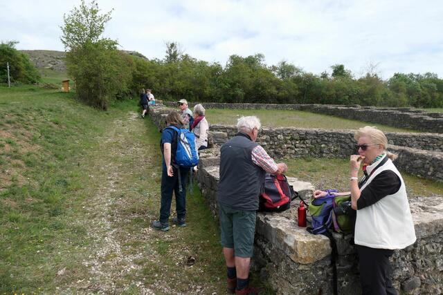 Rast beim römischen Gutshof | Foto: Naturfreunde Haunstetten