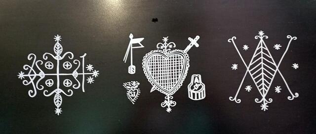 das letzte Symbol, Veve von Ayizan 