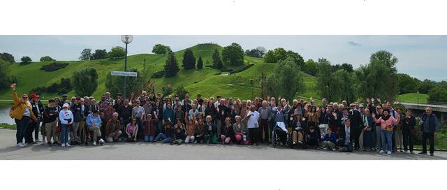 Gruppenbild beim Ausflug nach München | Foto: Andrea Gärtner