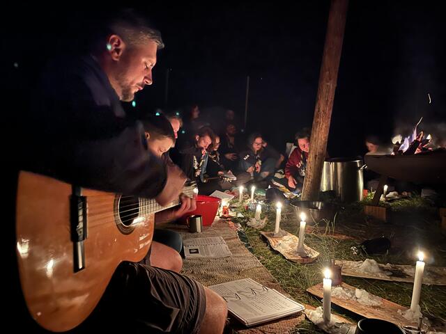 Singeabend in der Jurte