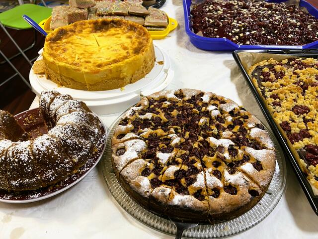 Von Lesepaten gebackene Kuchen ... 