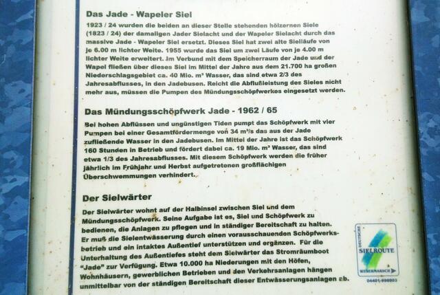 Infotafel beim Schöpfwerk | Foto: Shima Mahi