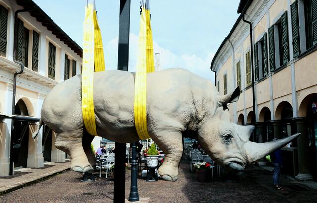 Wie in Asolo vor einer Woche macht Openair-Kunst den Rundgang ganz besonders