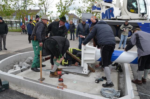 Arbeiten am Fundament | Foto: Anke Maresch