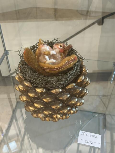 "Im Nest" (Filzarbeit) von Sigrid Ahle | Foto: Sandra Kost