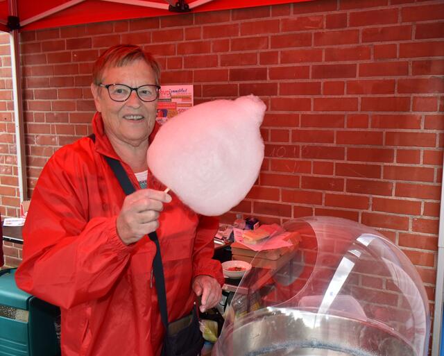 Zuckerwatte war ebenfalls im Angebot.