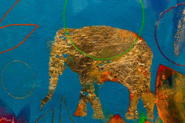 Monika Mendat: Ausstellung "Spirit Animal - Elephant Edition" im der Galerie Stilbetrieb in Friedberg/Bayern | Foto: FSeventfoto