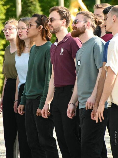 Chorfest im Großen Garten (Foto: Katja Woidtke)

Chor der Leibniz Universität Hannover | Foto: Katja Woidtke