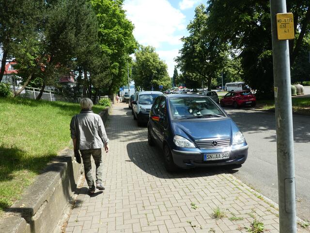 Auf dem Weg zum Anleger in Zippendorf

