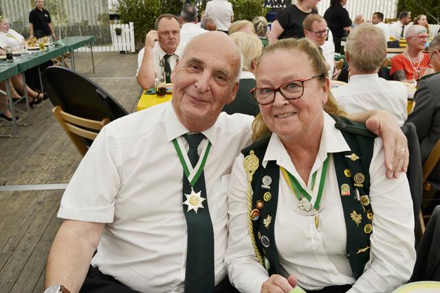 Sponsor der Kreiskinderkette: Jürgen Riesch mit seiner Frau