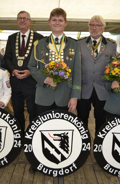Kreisjuniorenkönig Paul Jonas Hennigs