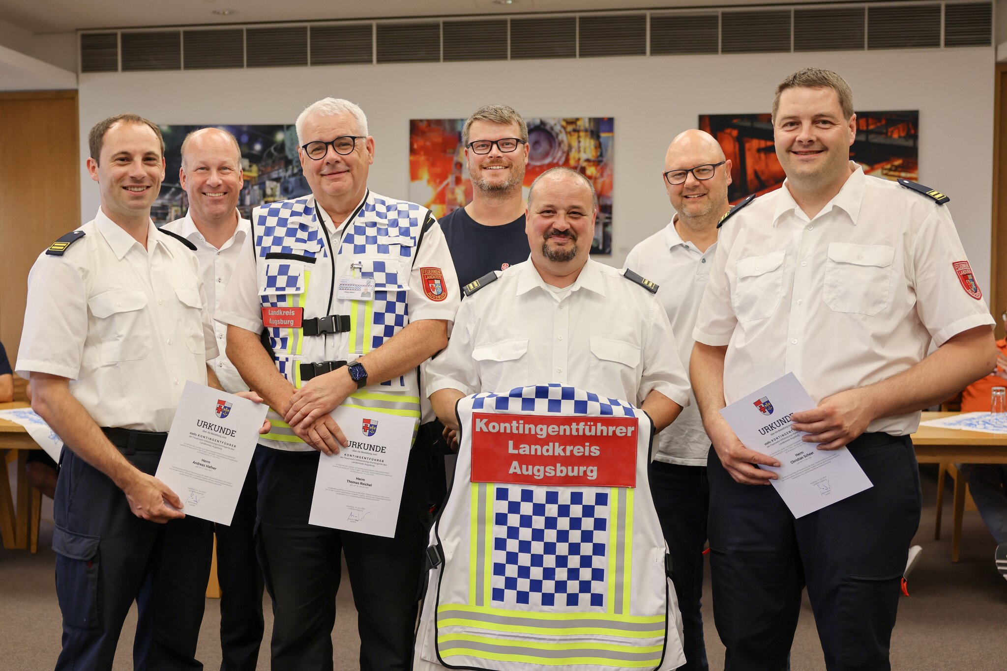 Ernennung Landkreis Augsburg ernennt vier neue Kontingentführer Augsburg