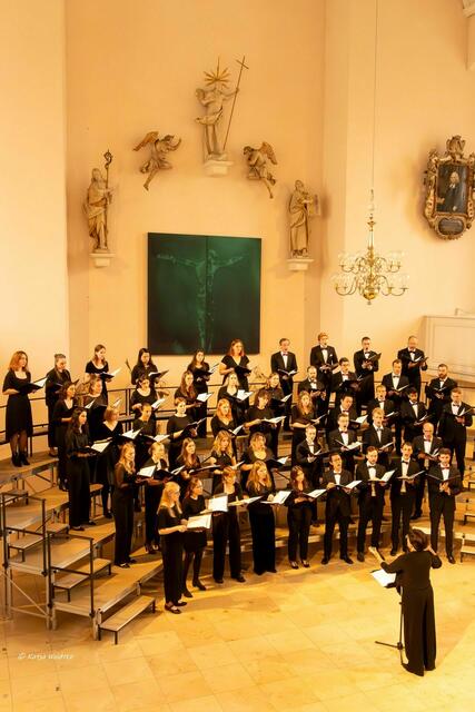 Sommerkonzert des Chores der Leibniz Universität Hannover (Foto: Katja Woidtke)

Von Mendelssohn zum "Mambo" | Foto: Katja Woidtke