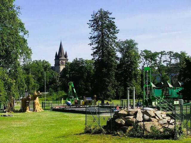 Mehrere Spielplätze bieten den Jüngsten viel Abwechslung...