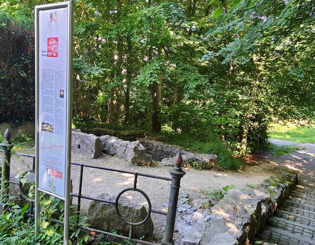 Römerkeller; Grundfundamente Richtung Nordost