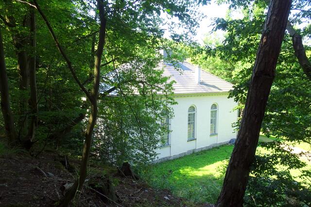 die ehemalige Marcuskirche von Mägdesprung (wird privat genutzt)