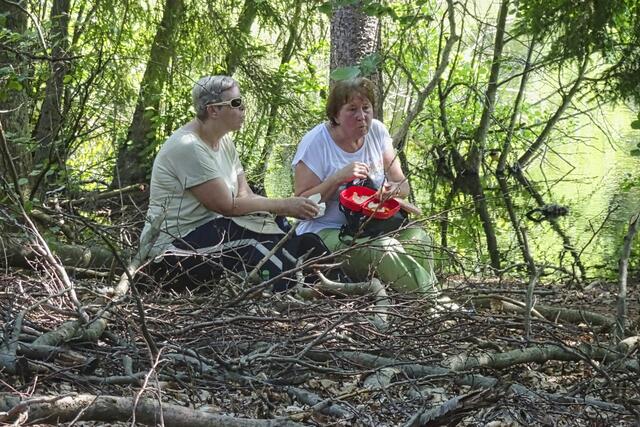 Mittagspause am Erichsburger Teich