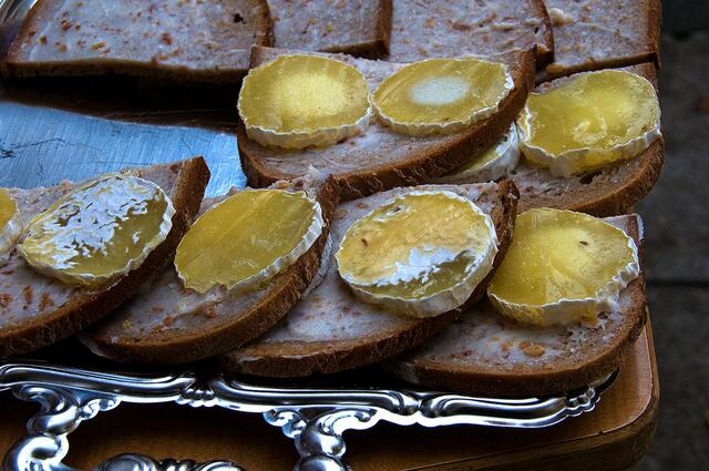 Schmalzbrote waren ebenfalls im Angebot