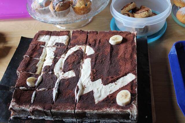Nachmittags gab es bereits ein leckeres Kuchenbuffet