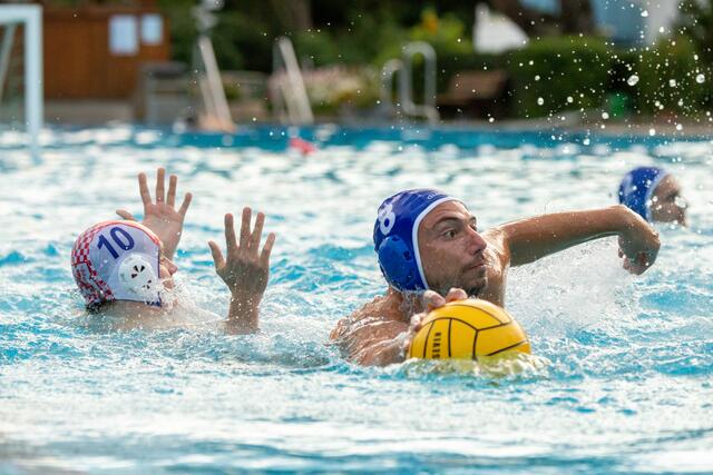 Der kroatische Neuzugang Antonio Buha war in Lehrte erstmals für Waspo 98 Hannover im Einsatz. | Foto: Alexander Placzek