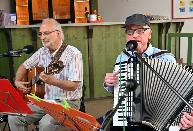 Frank und Enno sorgten für Musik