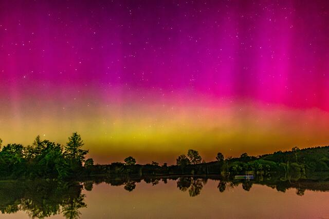 Am Derchinger Baggersee um 1.44 Uhr.