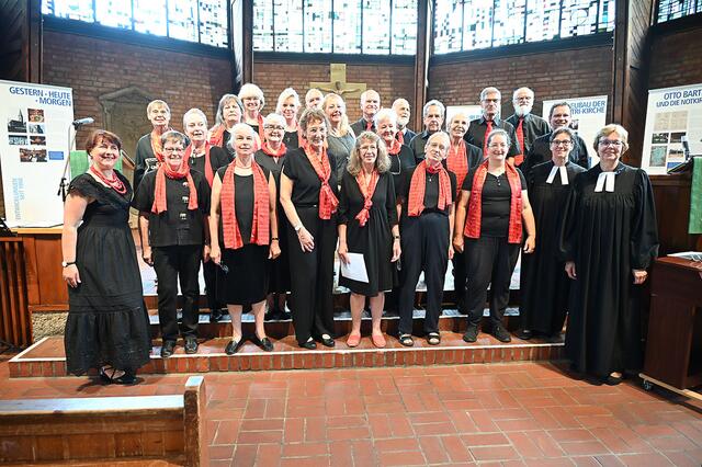 Die Kantorei von St. Petri begleitete den Festgottesdienst musikalisch