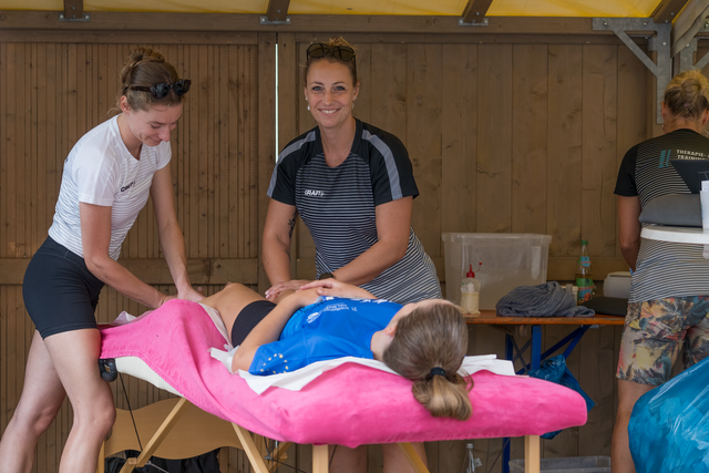 Friedberger Halbmarathon 2024 - Massage vom Therapie und Trainingszentrum (TTZ) Friedberg | Foto: FSeventfoto
